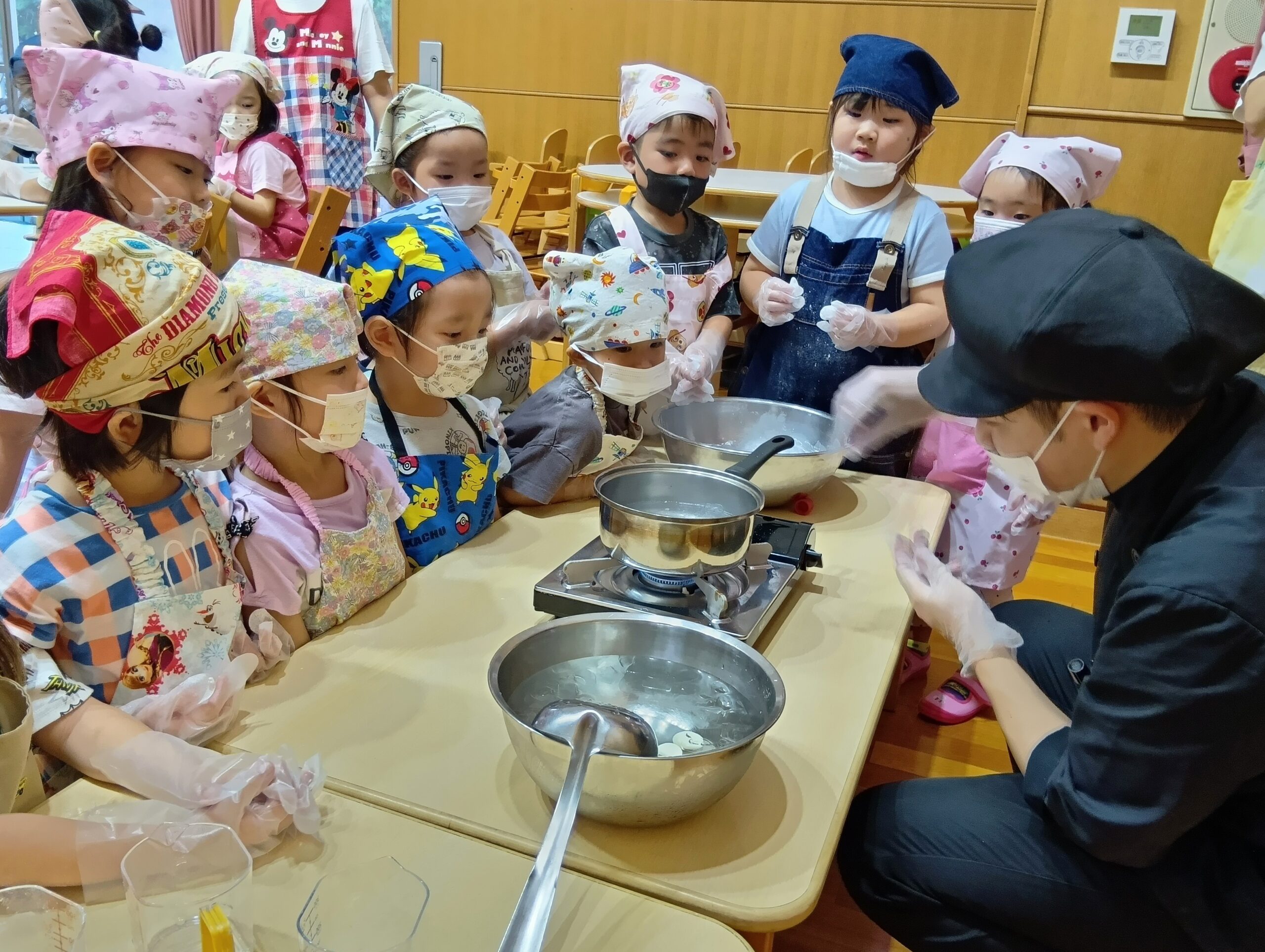 クッキングを楽しみました